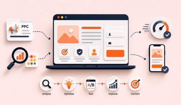 Our approach to PPC landing page optimization for higher conversions