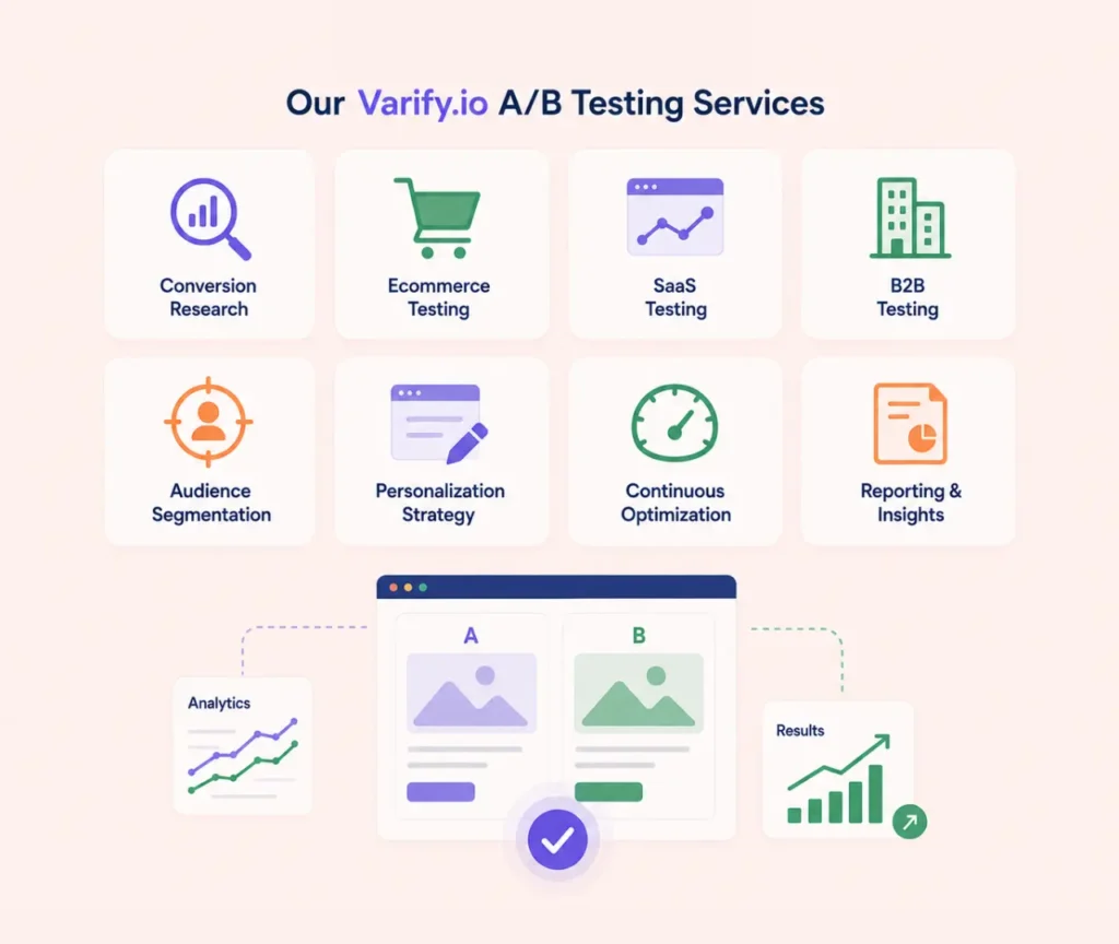 Varify.io split testing services for improving website performance