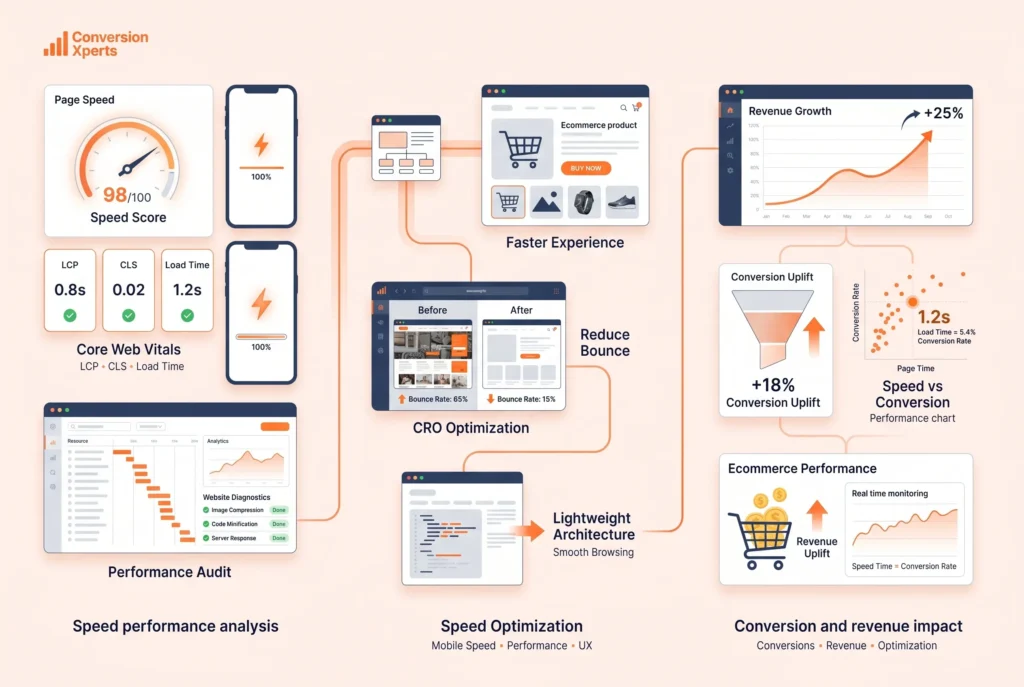 Page speed optimization for faster website performance and conversions