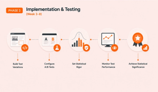 Website optimization through structured implementation and validation testing
