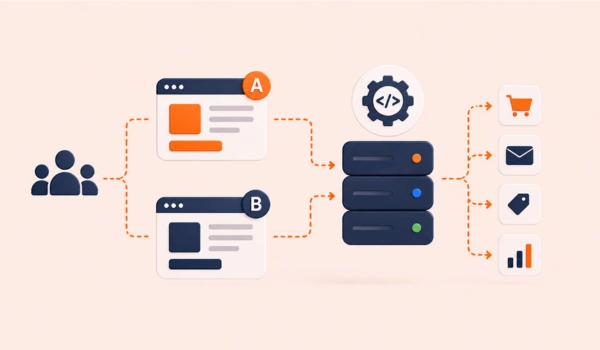Website optimization through server side experimentation methods