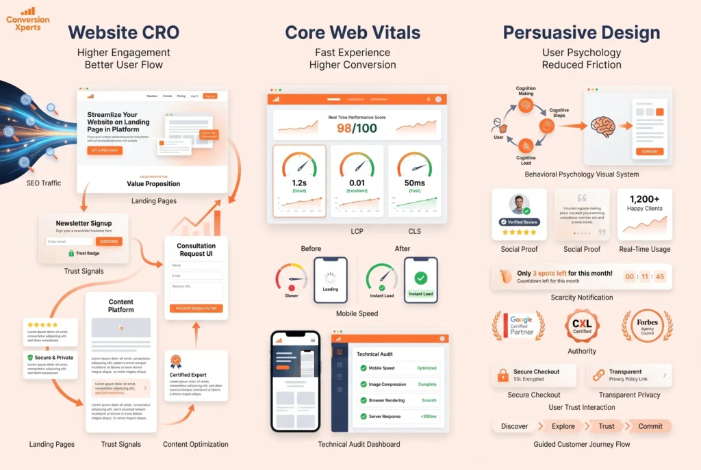 Specialized website CRO services for content platforms