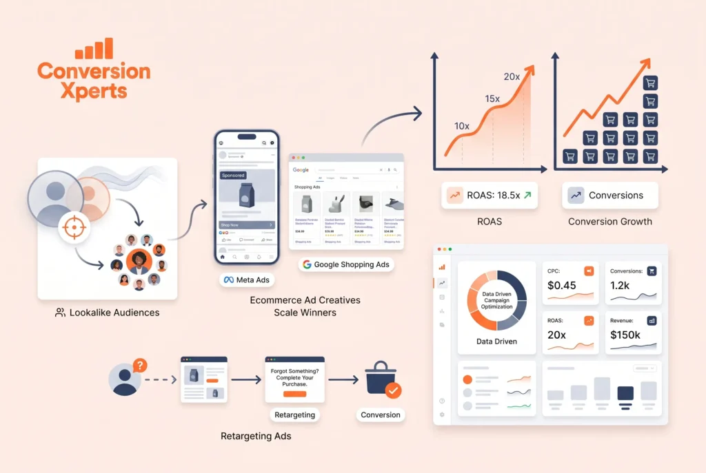 Run profitable paid advertising campaigns to boost conversions