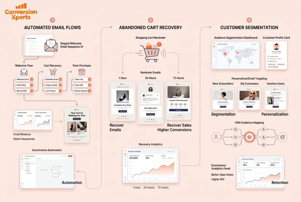 Use email marketing to recover carts and retain customers