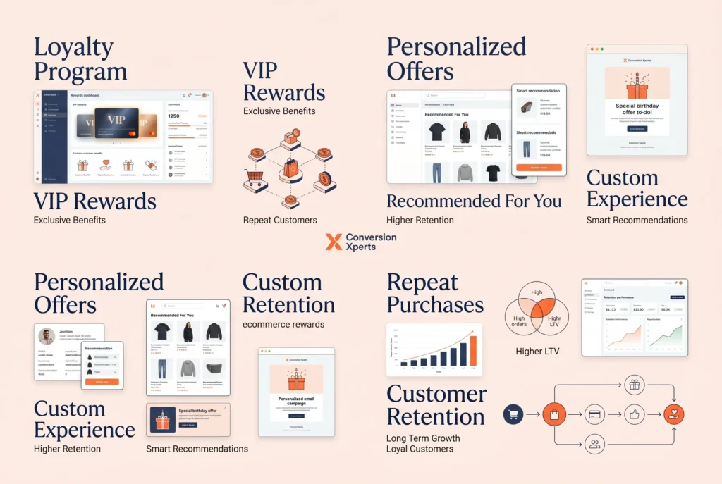 Focus on customer retention to increase lifetime value and conversions