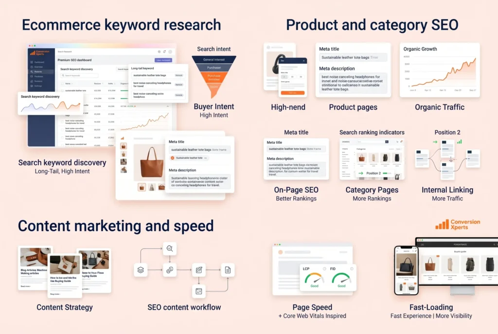 Build an SEO strategy that drives organic traffic and conversions