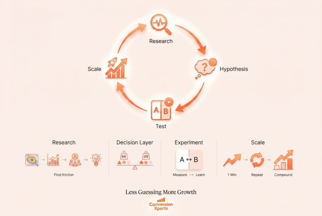 B2B CRO framework that actually works for improving conversions