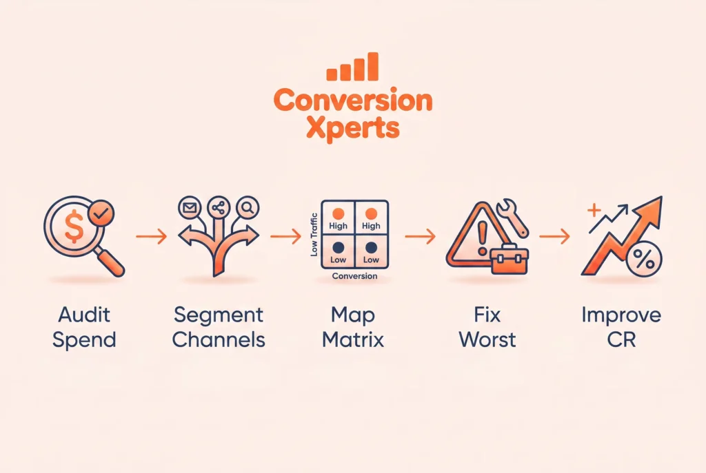 The conversion cost matrix framework for spotting waste and improving marketing efficiency