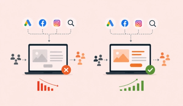 How to solve traffic without conversion problem in websites