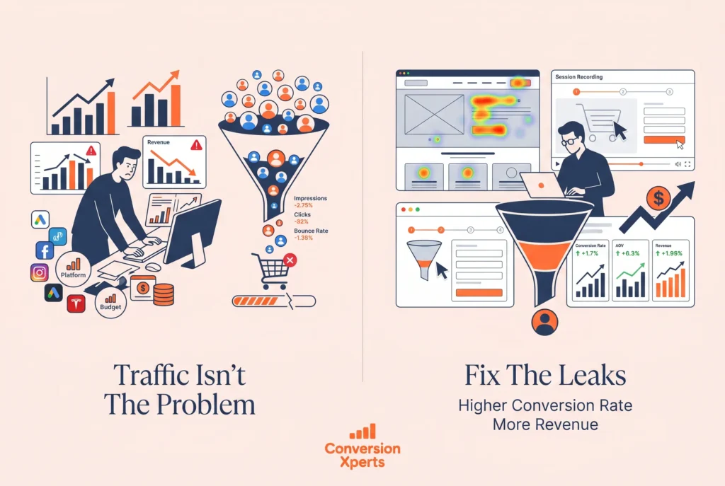 Businesses optimizing the wrong metric and its impact on conversions