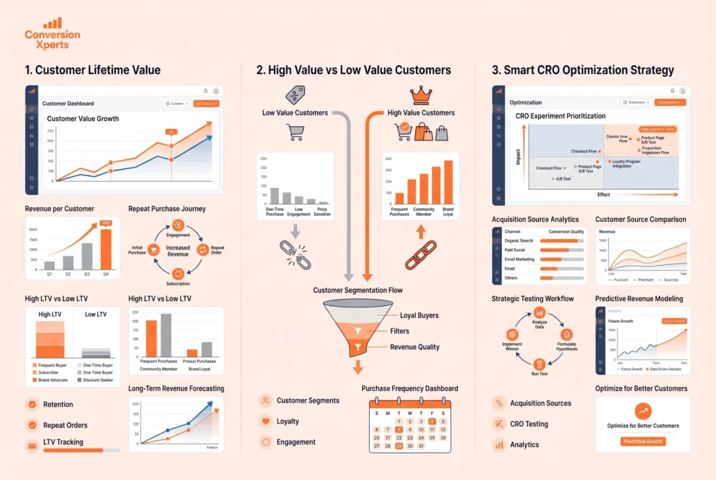 Customer lifetime value role in conversion strategy