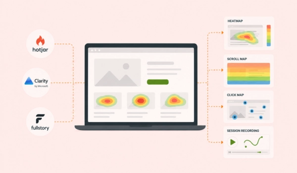 Website optimization using heatmaps and user behavior insights