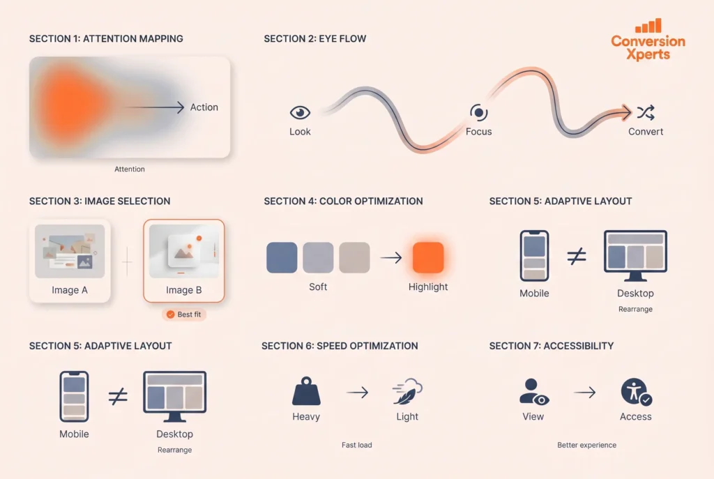 Visual and design optimization using AI to improve user experience and increase conversions
