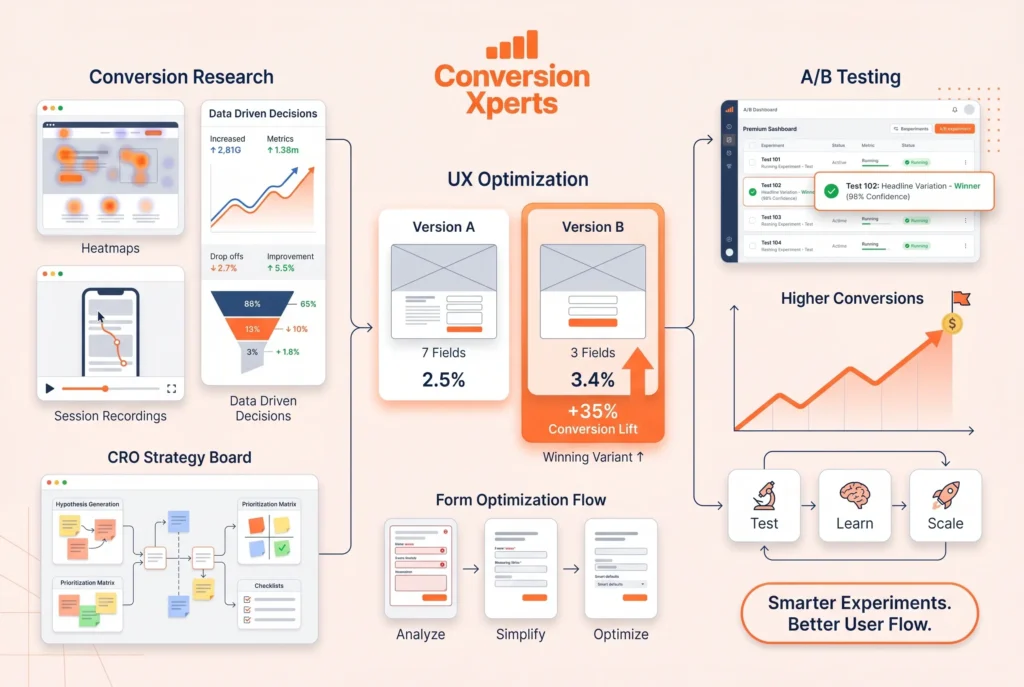 What conversion rate optimization experts do to improve website performance