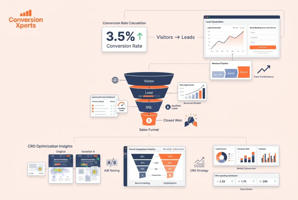 B2B lead conversion rate meaning and calculation method