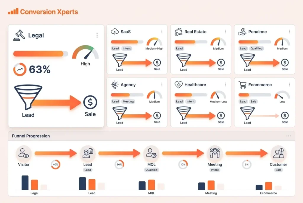 What is a good lead conversion rate by industry and how to evaluate performance benchmarks