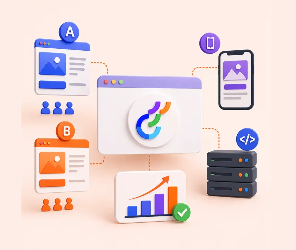 Website optimization using Optimizely experimentation platform