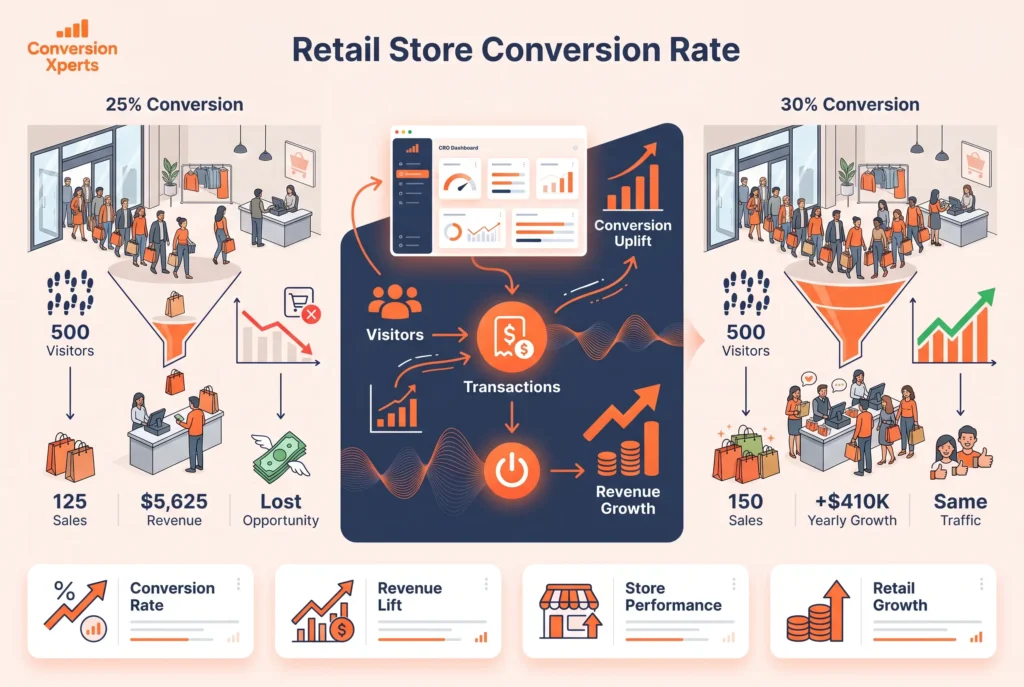 Retail store conversion rate meaning and importance
