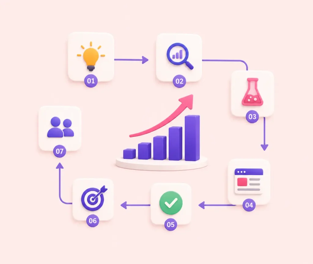 Website performance improvement through continuous testing approach