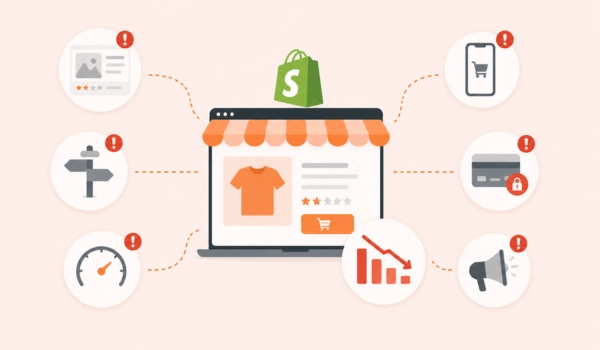 Why Shopify e-commerce stores fail to convert visitors into customers