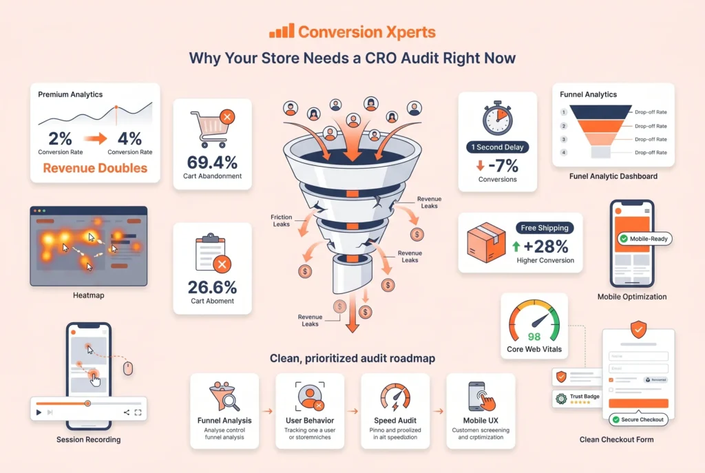 Why your ecommerce store needs a CRO audit right now