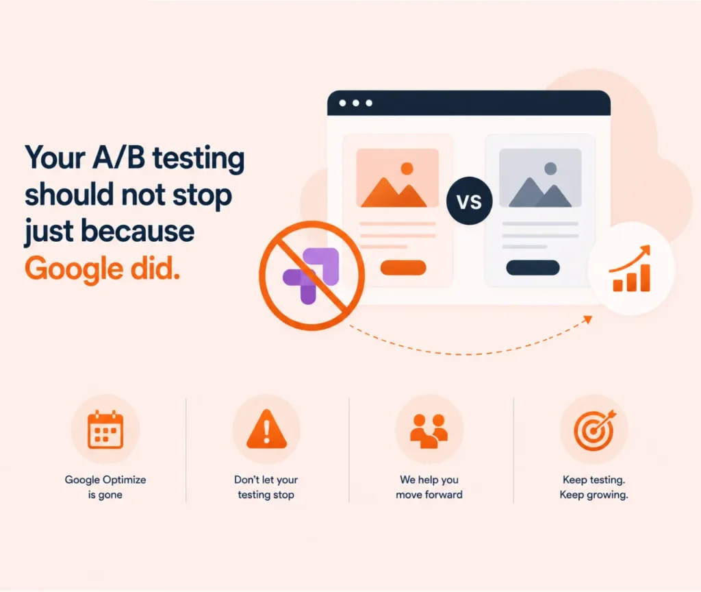 Website optimization and A/B testing beyond Google's platform