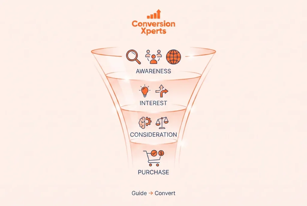 marketing funnel stages guide 2026