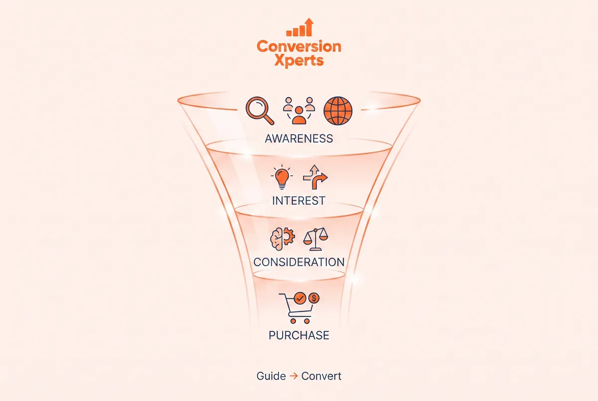 marketing funnel stages guide 2026